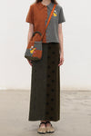 YANYAN KNITS Fall/Winter 2025 Collection: Wool Sweater YYK-YYW25-1311-PINSE (Color Block Design)
